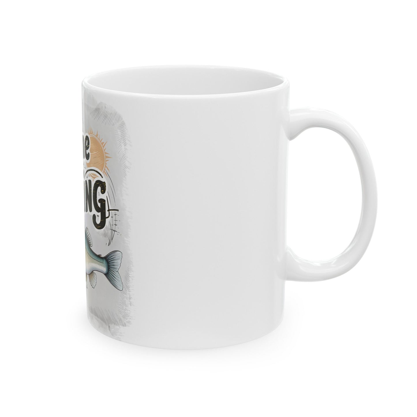 Walleye Fishing Mug: 11oz & 15oz Ceramic Cup for Anglers - Unique Fish Design Gift for Outdoor Enthusiasts - Toddcraft