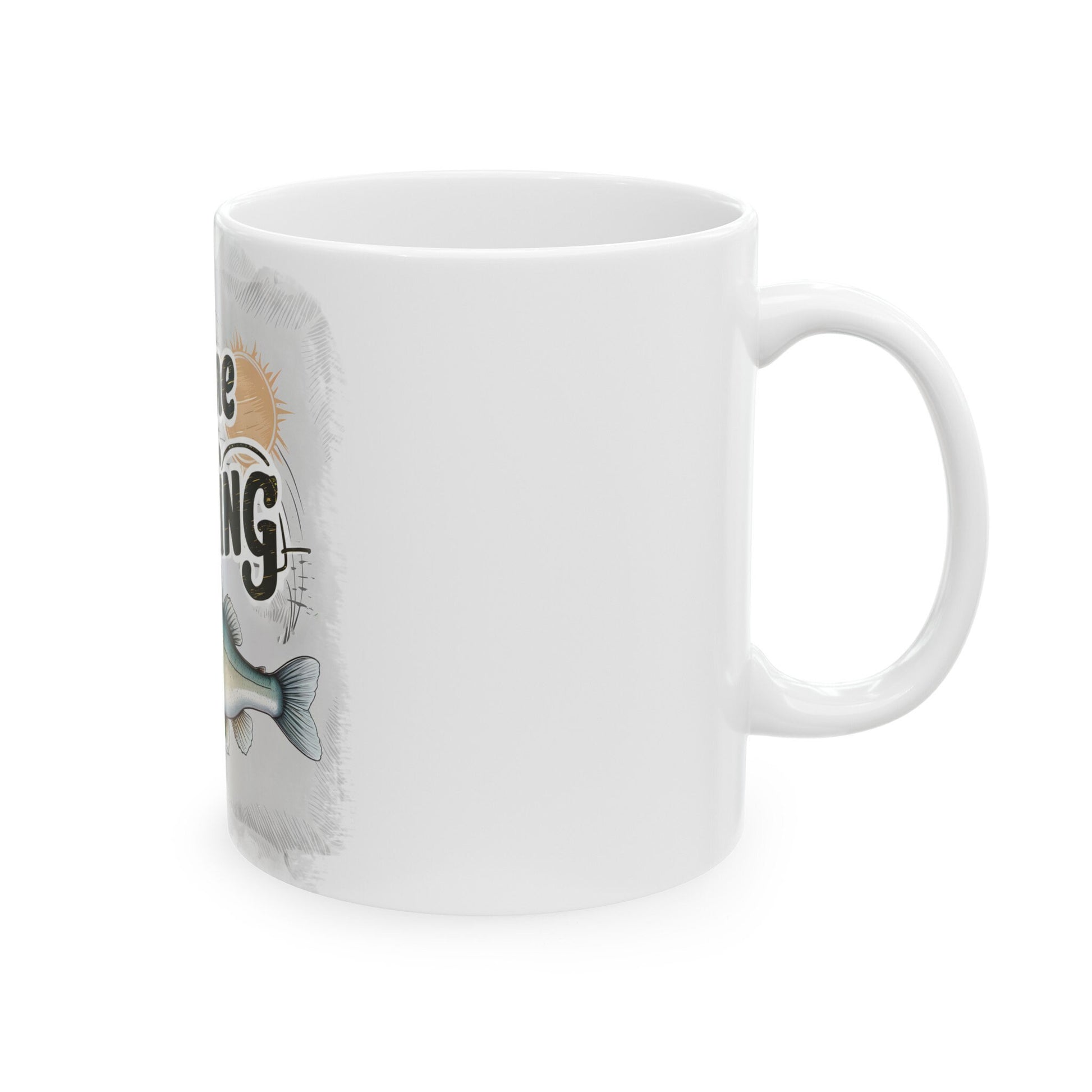 Walleye Fishing Mug: 11oz & 15oz Ceramic Cup for Anglers - Unique Fish Design Gift for Outdoor Enthusiasts - Toddcraft