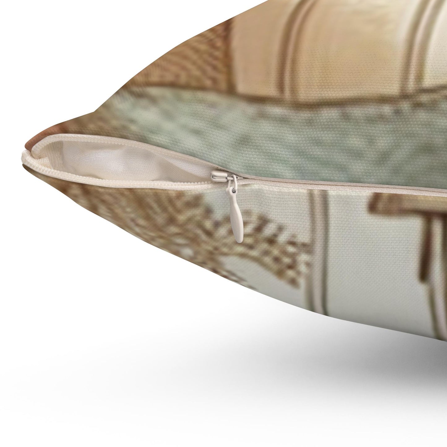 Soft Spun Polyester Square Throw Pillow - Durable Decorative Cushion for Cozy Home Living Room Decor - Toddcraft