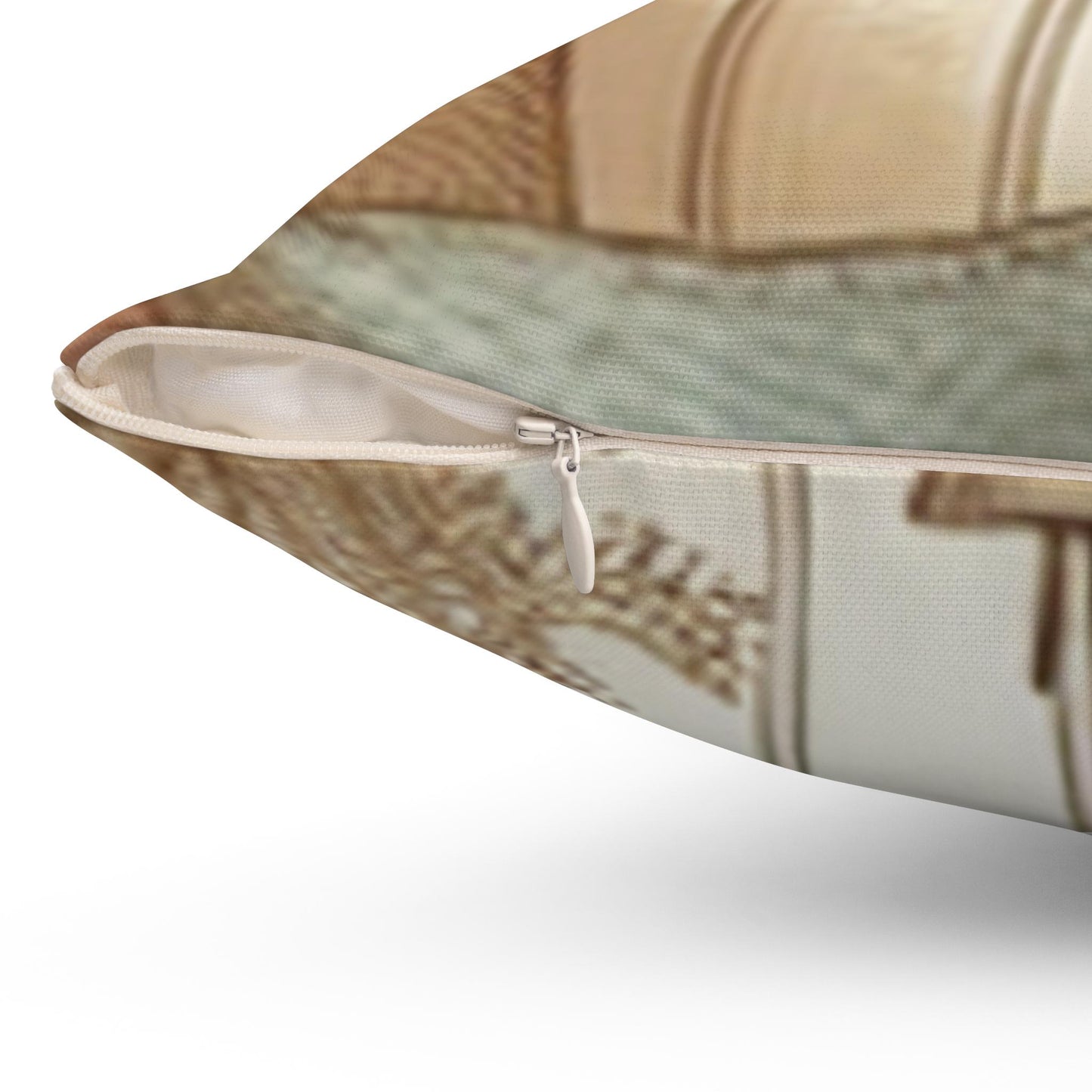 Soft Spun Polyester Square Throw Pillow - Durable Decorative Cushion for Cozy Home Living Room Decor - Toddcraft