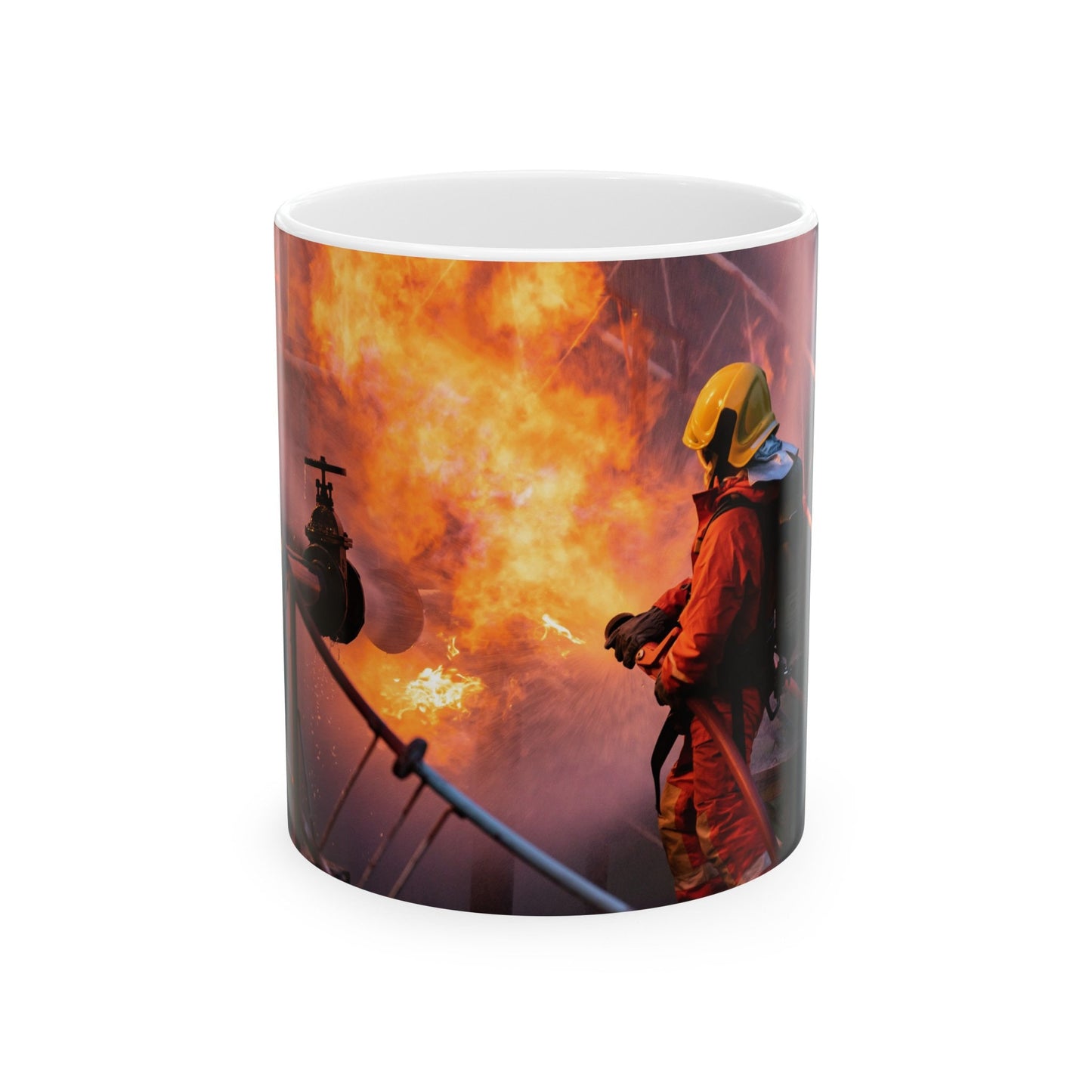 Firefighter Appreciation Mug: Thoughtful Gift for Heroes, Couples, Moms & Housewarming - Toddcraft
