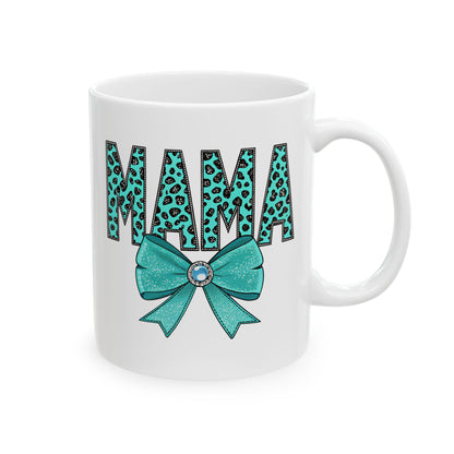 Mother's Day Ceramic Mug 11oz 15oz, Coquette Mama Cute Bow Design, Mom Day Gift & Mothers Day Cup for Mom - Toddcraft