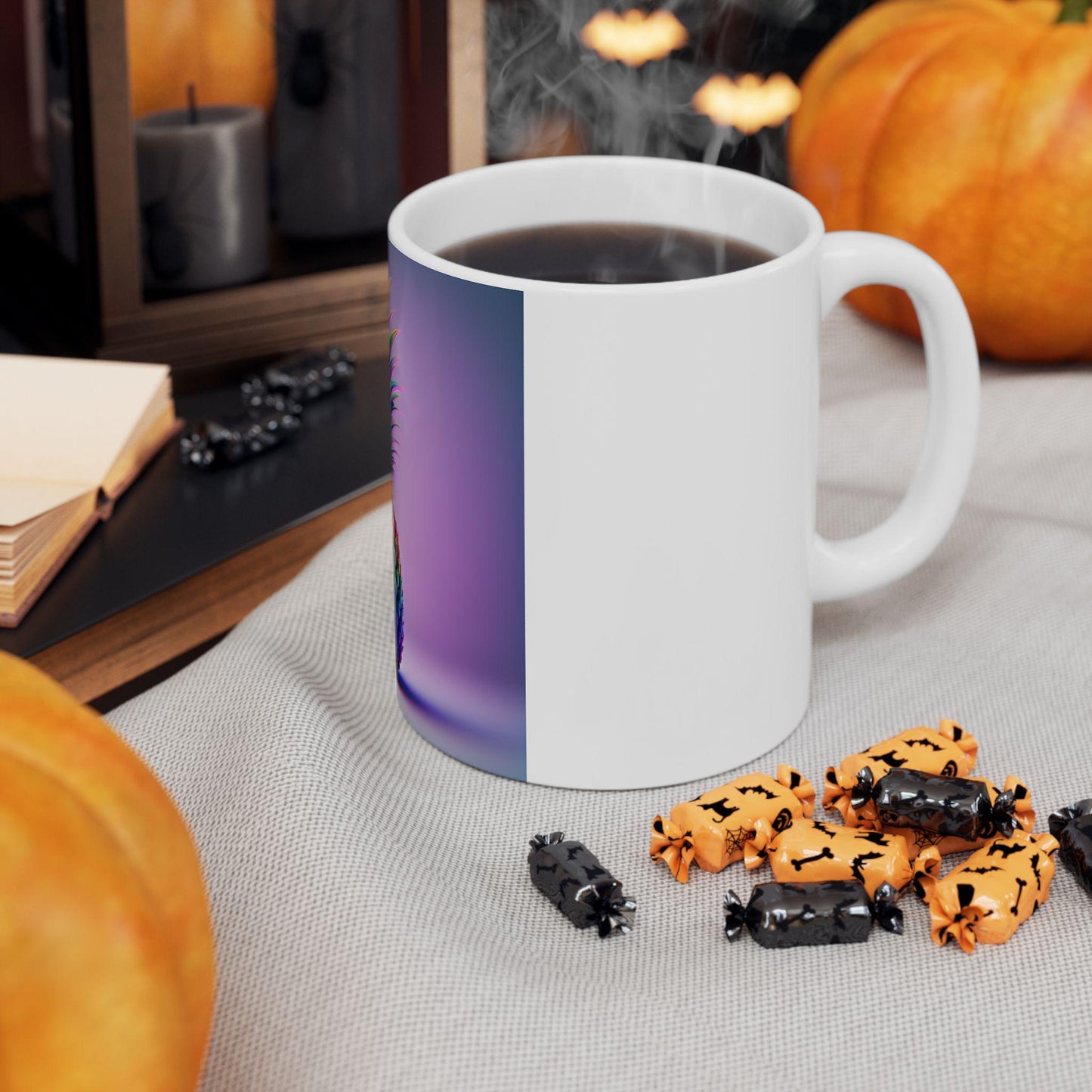 Vibrant Tropical Pineapple Ceramic Mug - Handcrafted 11oz & 15oz Coffee Cup for Beach House Decor - Toddcraft