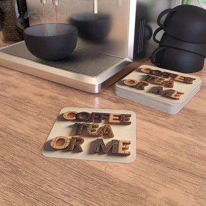 Personalized Coffee & Tea Coasters Set: Stylish Drinkware Protection for Home or Office (50/100 Pack) - Toddcraft