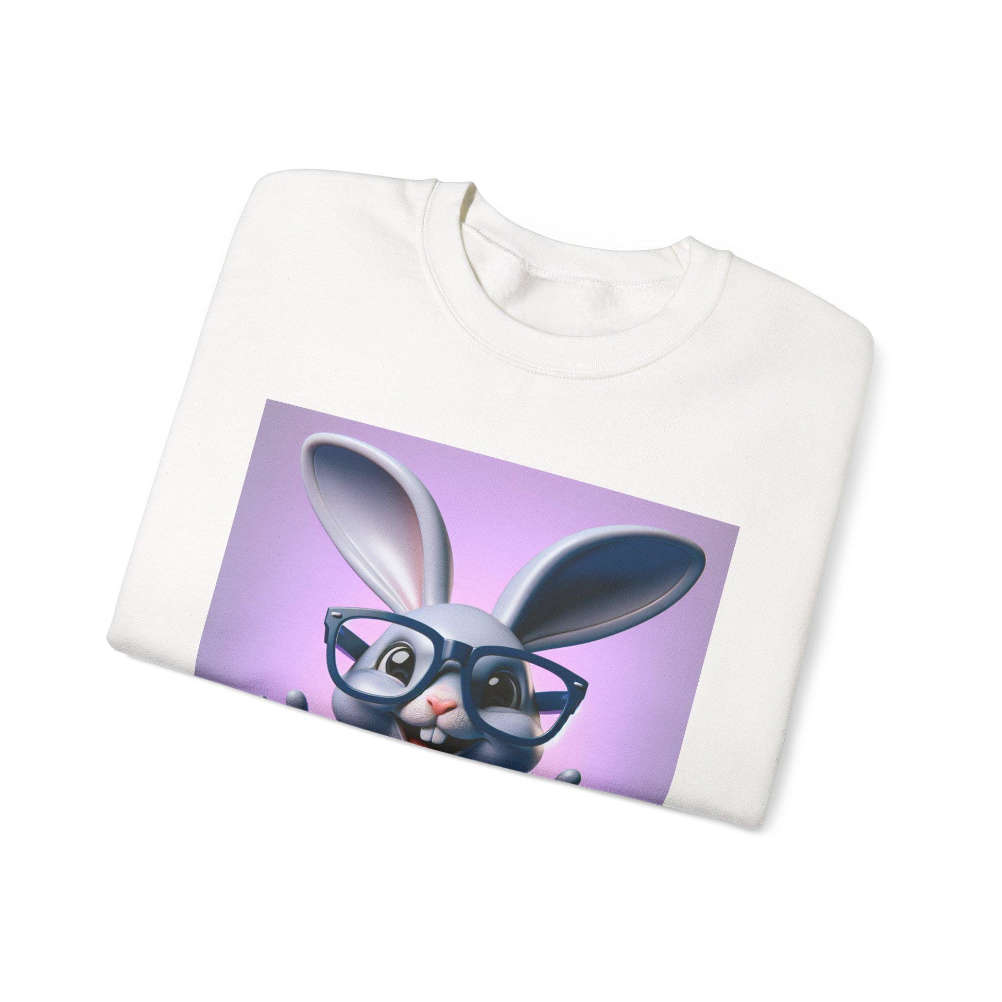 Adorable Easter Rabbit Pullover: Comfy Graphic Sweatshirt for Spring Casual Wear - Toddcraft