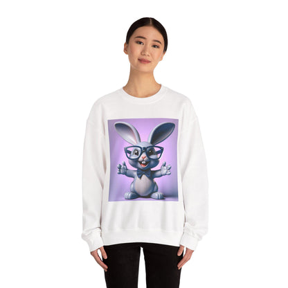 Adorable Easter Rabbit Pullover: Comfy Graphic Sweatshirt for Spring Casual Wear - Toddcraft