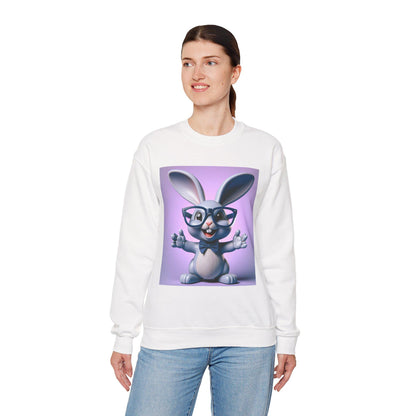 Adorable Easter Rabbit Pullover: Comfy Graphic Sweatshirt for Spring Casual Wear - Toddcraft