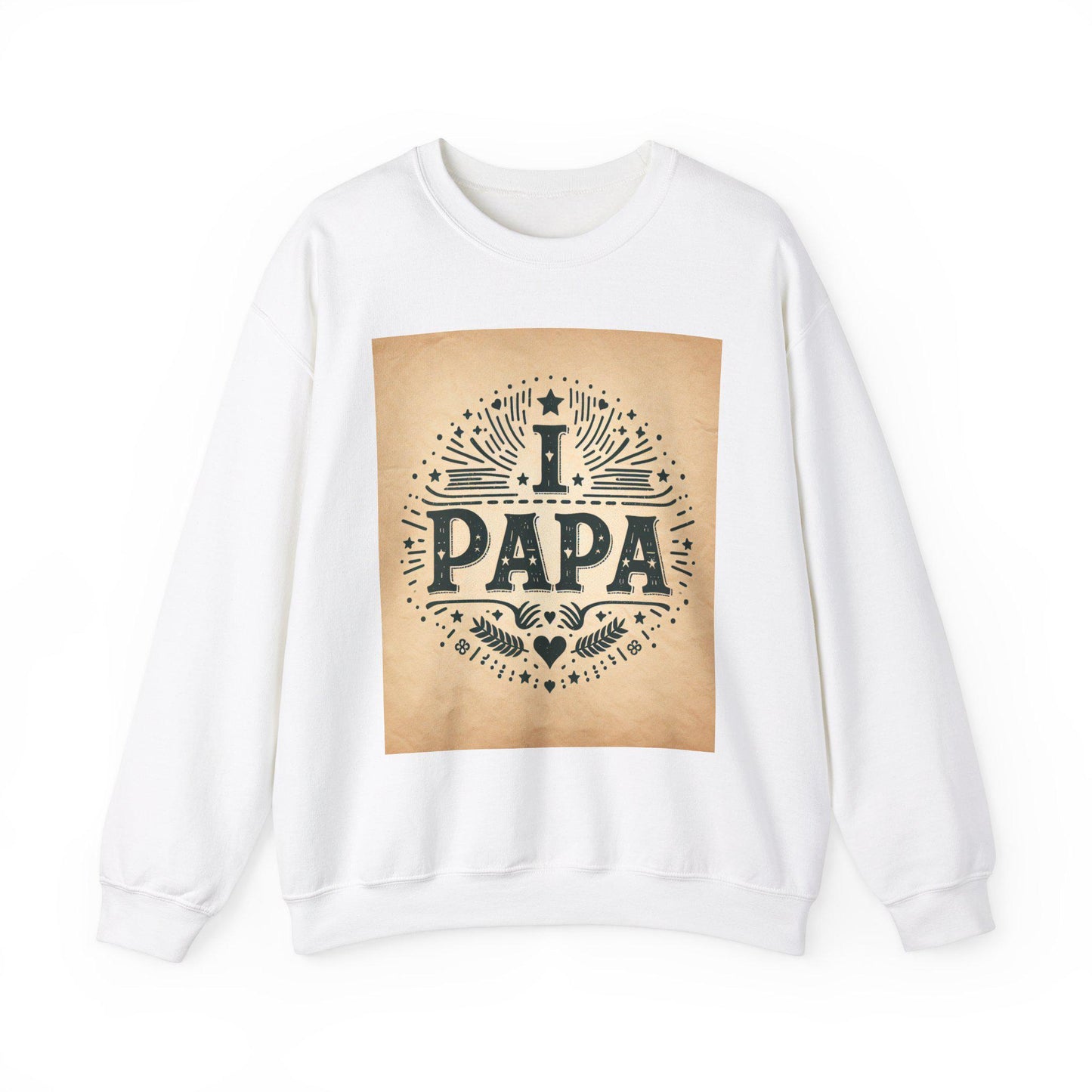 Personalized 'I Love Papa' Cozy Crewneck Sweatshirt - Comfy Father's Day Gift for Grandpa - Toddcraft