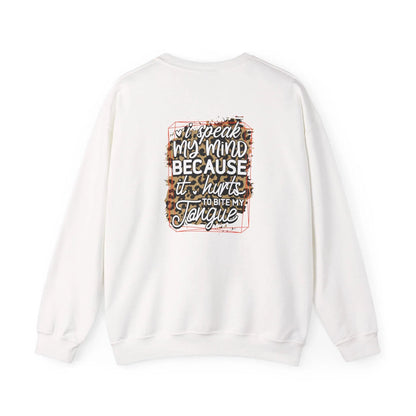 Unisex Crewneck Sweatshirt Remember When I Asked for Your Opinion Graphic Heavy Blend Pullover Cozy Top - Toddcraft