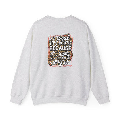 Unisex Crewneck Sweatshirt Remember When I Asked for Your Opinion Graphic Heavy Blend Pullover Cozy Top - Toddcraft