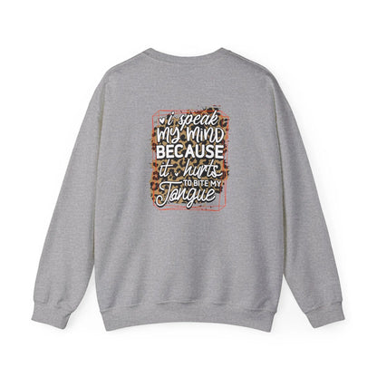 Unisex Crewneck Sweatshirt Remember When I Asked for Your Opinion Graphic Heavy Blend Pullover Cozy Top - Toddcraft