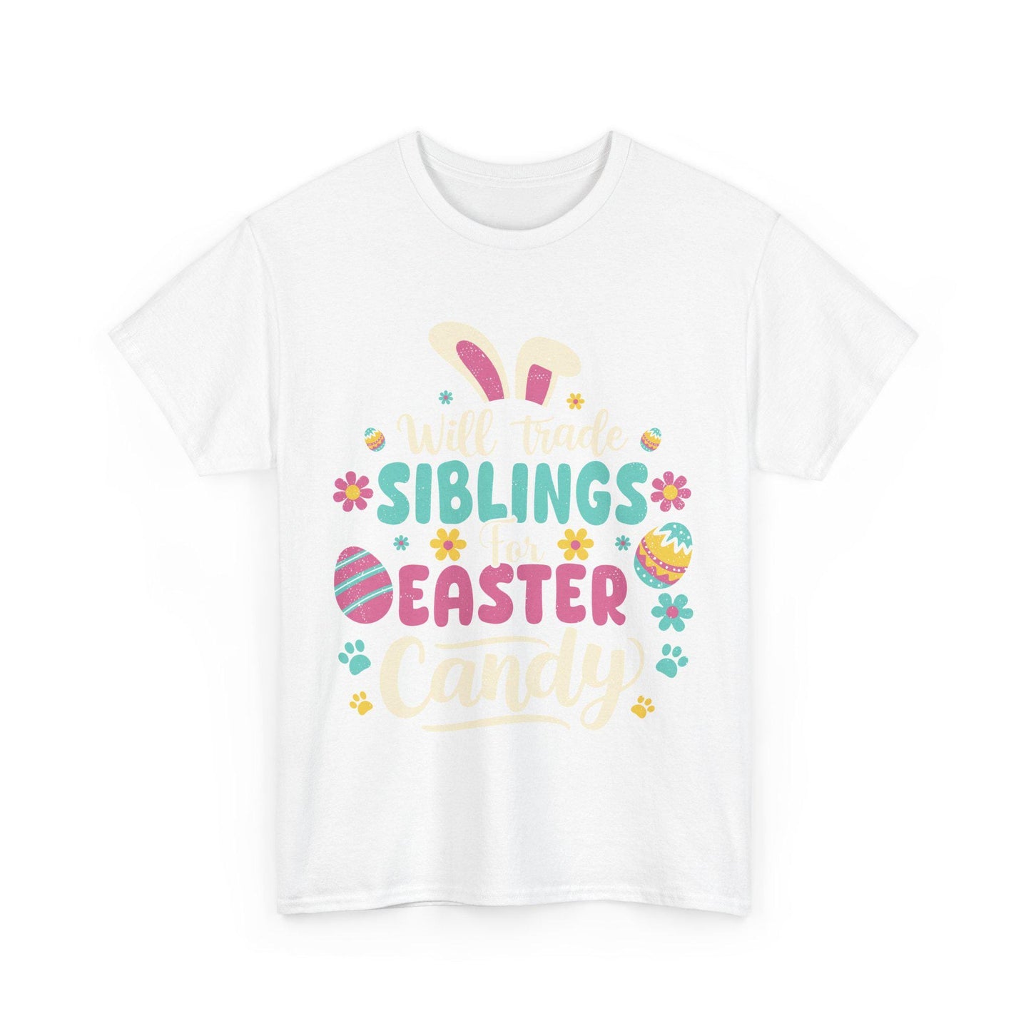 Easter Candy Trading Tee: Fun Family Spring Celebration Outfit for Siblings and Kids - Toddcraft