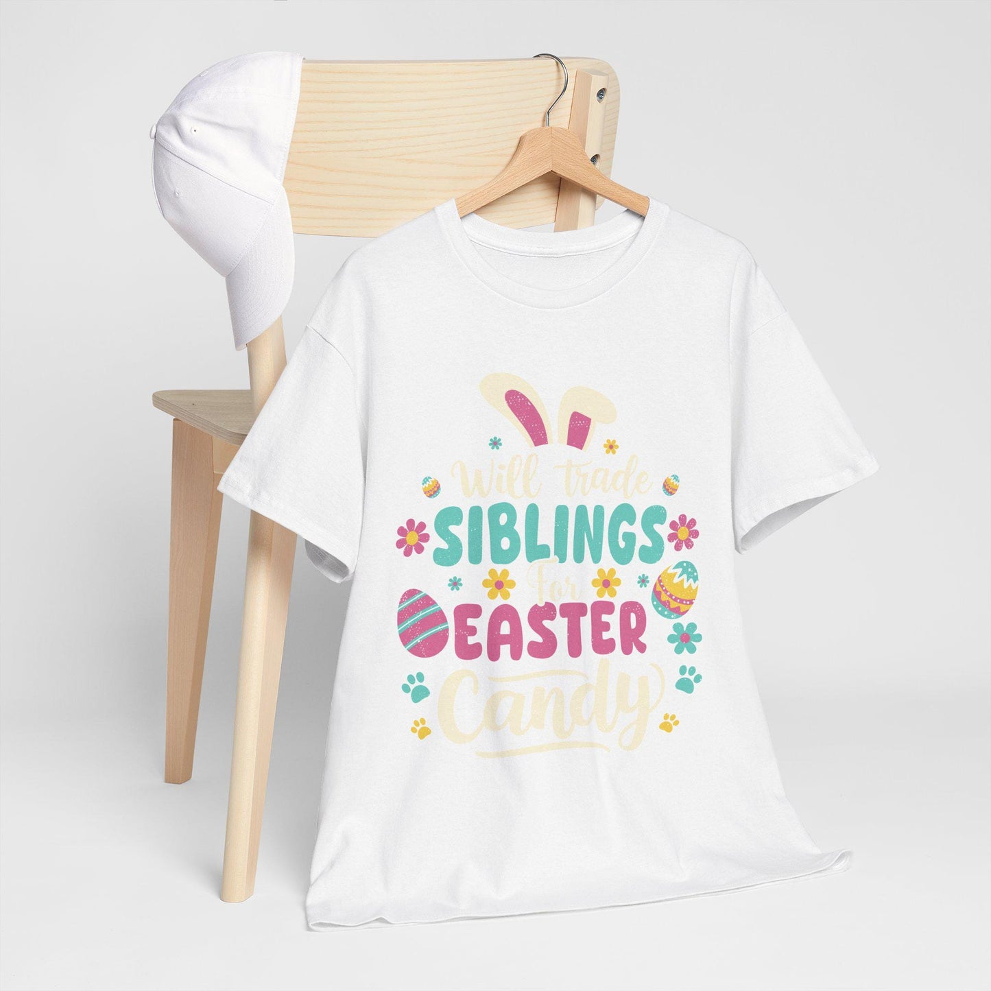 Easter Candy Trading Tee: Fun Family Spring Celebration Outfit for Siblings and Kids - Toddcraft
