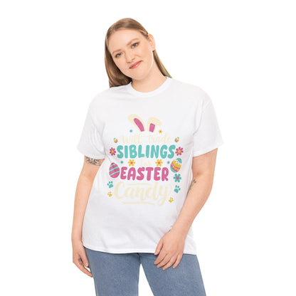 Easter Candy Trading Tee: Fun Family Spring Celebration Outfit for Siblings and Kids - Toddcraft