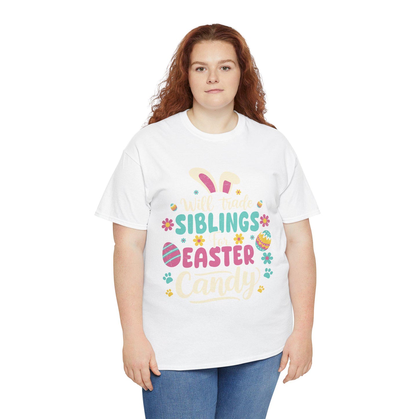 Easter Candy Trading Tee: Fun Family Spring Celebration Outfit for Siblings and Kids - Toddcraft