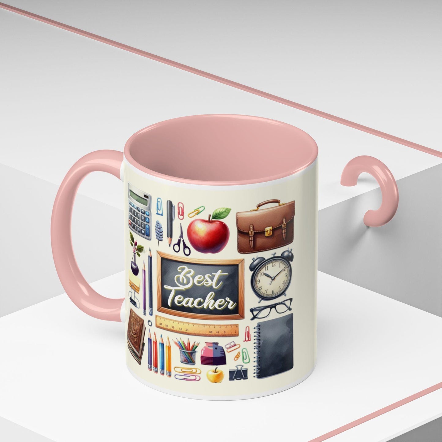 Best Teachers Coffee Mug - Accent Teacher Gift, 11 & 15oz Personalized Teacher Coffee Cup, Educator Appreciation Present - Toddcraft