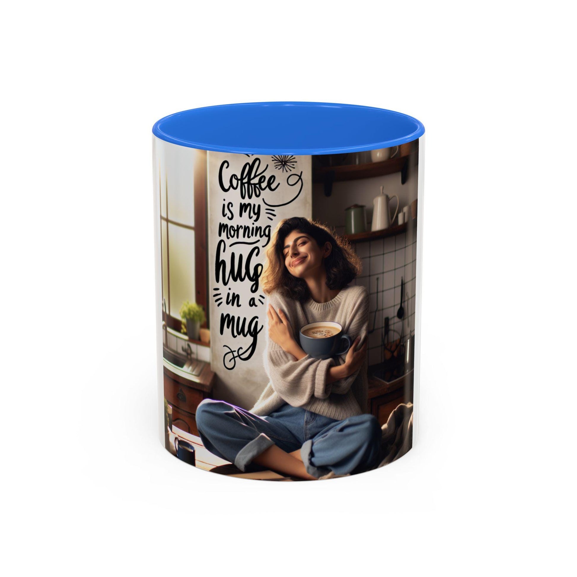 Coffee Mug for Morning Hug in a Mug - Colorful 11oz  15oz Gifts for Moms, Dads, Coffee Tea Lovers, Perfect Birthday & Holiday Present - Toddcraft