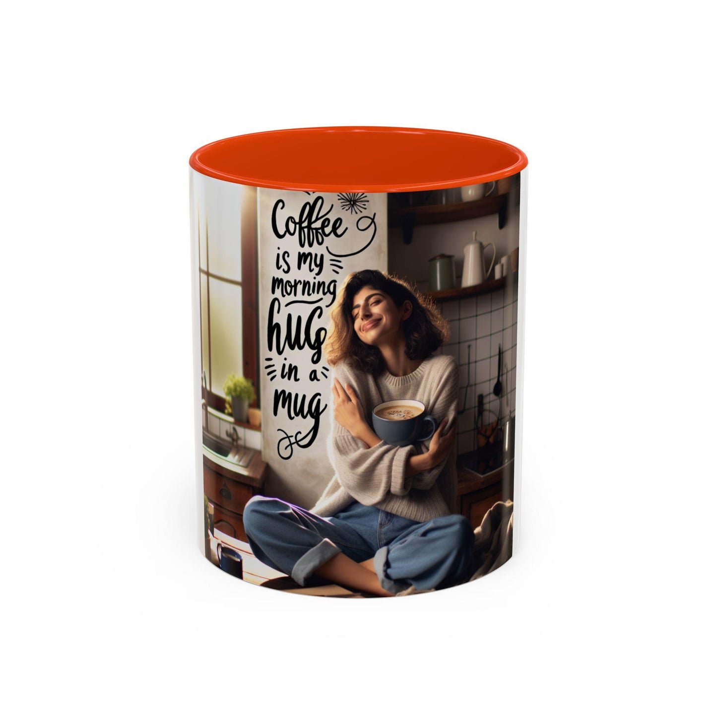 Coffee Mug for Morning Hug in a Mug - Colorful 11oz  15oz Gifts for Moms, Dads, Coffee Tea Lovers, Perfect Birthday & Holiday Present - Toddcraft