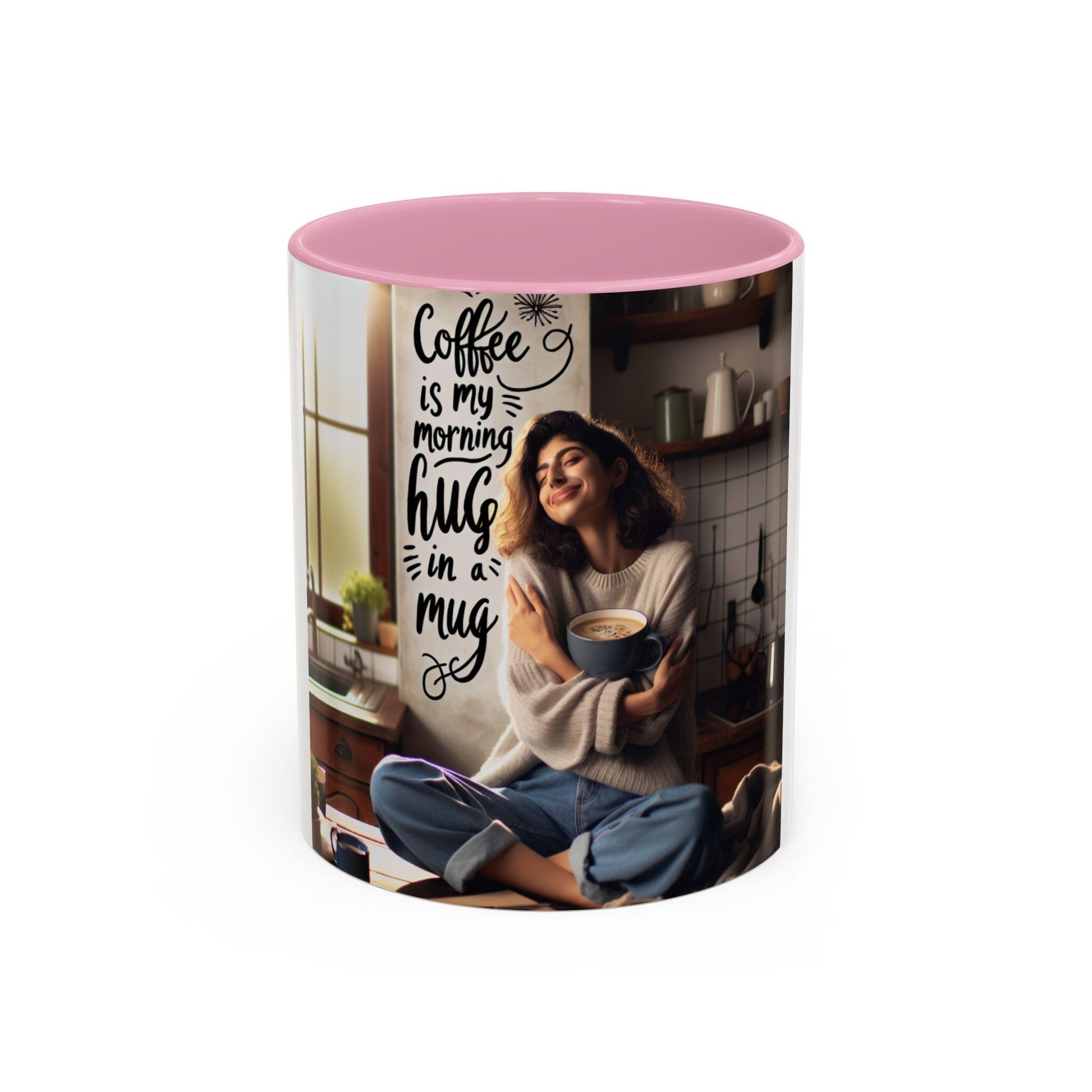 Coffee Mug for Morning Hug in a Mug - Colorful 11oz  15oz Gifts for Moms, Dads, Coffee Tea Lovers, Perfect Birthday & Holiday Present - Toddcraft
