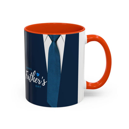 Happy Father's Day Mug - Perfect Gift for Dad, Step Dad, or Grandpa - Great Birthday Present for Couples Colorful Mugs (11oz, 15oz) - Toddcraft