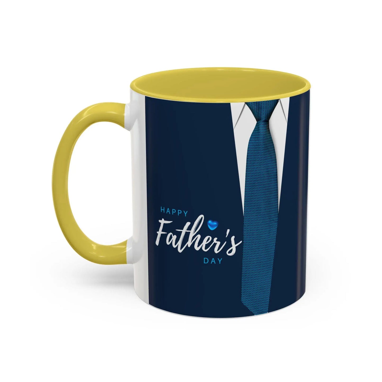 Happy Father's Day Mug - Perfect Gift for Dad, Step Dad, or Grandpa - Great Birthday Present for Couples Colorful Mugs (11oz, 15oz) - Toddcraft