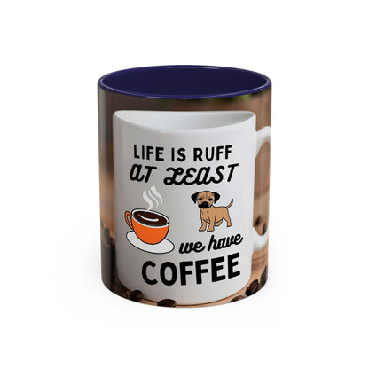Adorable Canine-Themed Ceramic Cup for Dog Enthusiasts - Life is Ruff Coffee Mug - Toddcraft