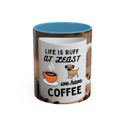 Adorable Canine-Themed Ceramic Cup for Dog Enthusiasts - Life is Ruff Coffee Mug - Toddcraft