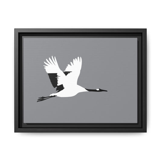 Canadian Goose Wall Art  Framed Canvas Nursery Decor | Flying Bird Print, Nature-Inspired Baby Room Art, Multi-Color Watercolor - Toddcraft