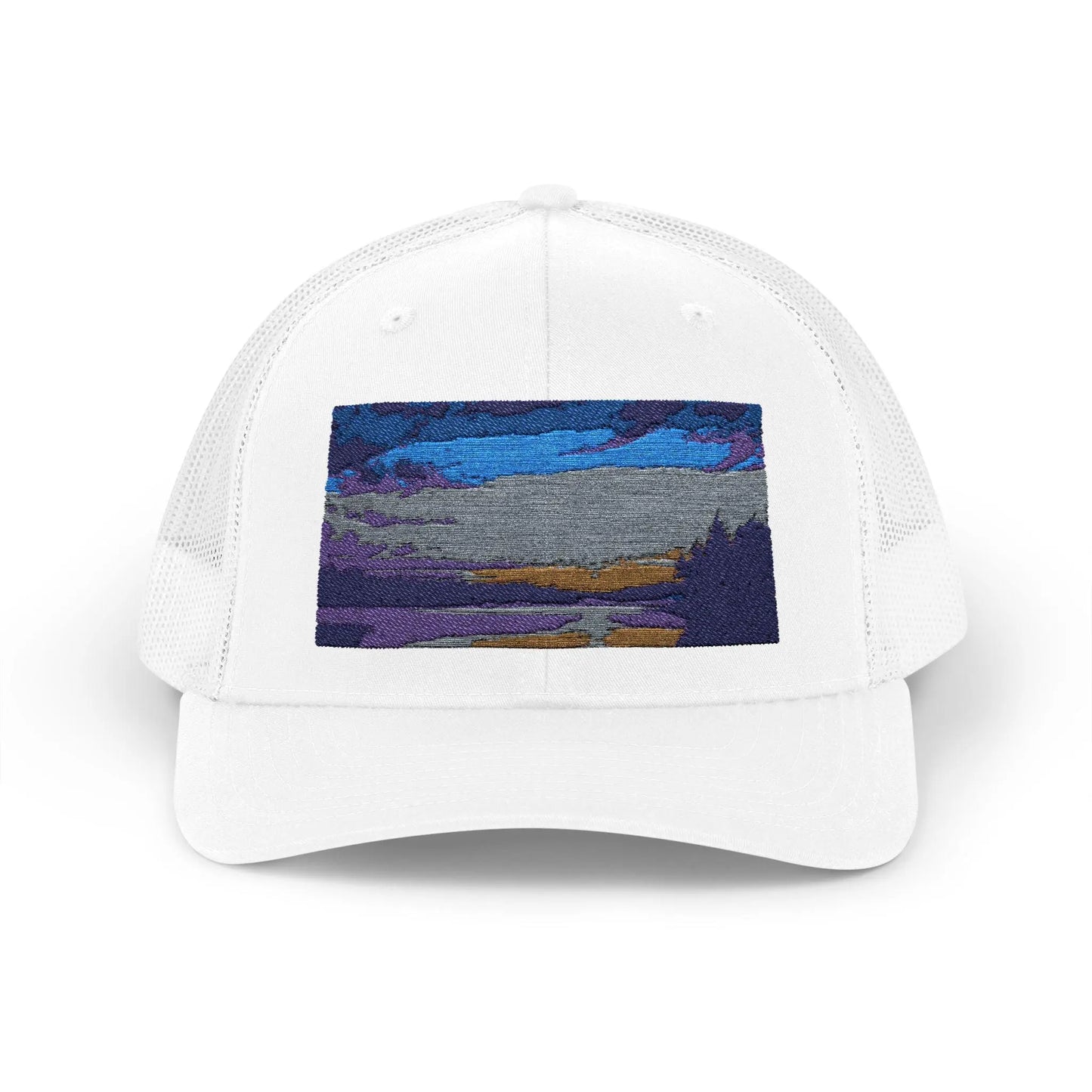 Lake Roosevelt Arizona Silhouette Snapback Trucker Cap - Outdoor Fishing Hat for Lake Lovers & Desert Dad Gift - Toddcraft