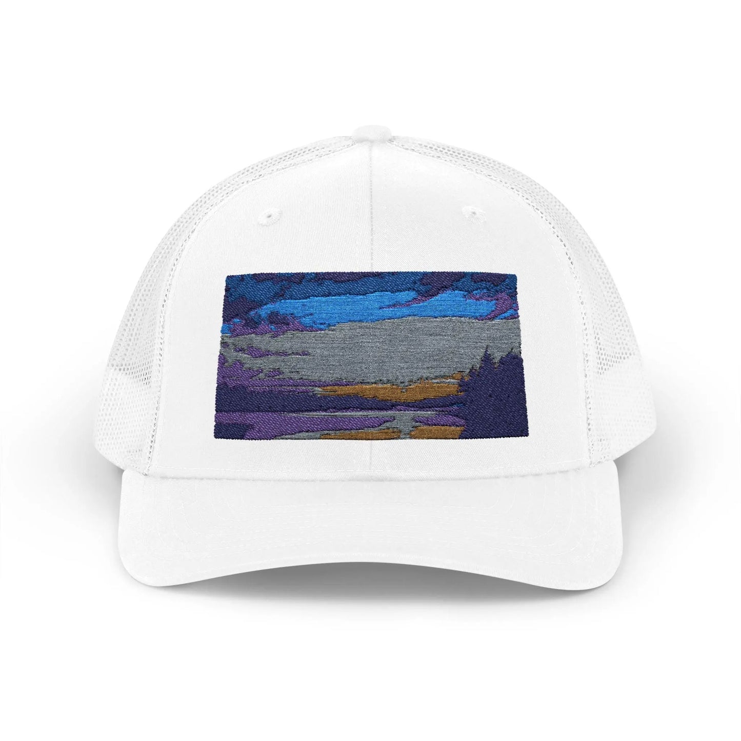 Lake Roosevelt Arizona Silhouette Snapback Trucker Cap - Outdoor Fishing Hat for Lake Lovers & Desert Dad Gift - Toddcraft