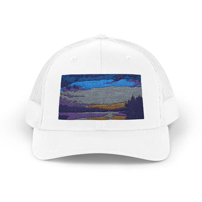Lake Roosevelt Arizona Silhouette Snapback Trucker Cap - Outdoor Fishing Hat for Lake Lovers & Desert Dad Gift - Toddcraft
