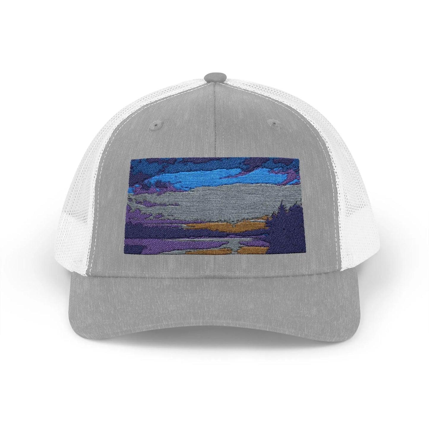 Lake Roosevelt Arizona Silhouette Snapback Trucker Cap - Outdoor Fishing Hat for Lake Lovers & Desert Dad Gift - Toddcraft