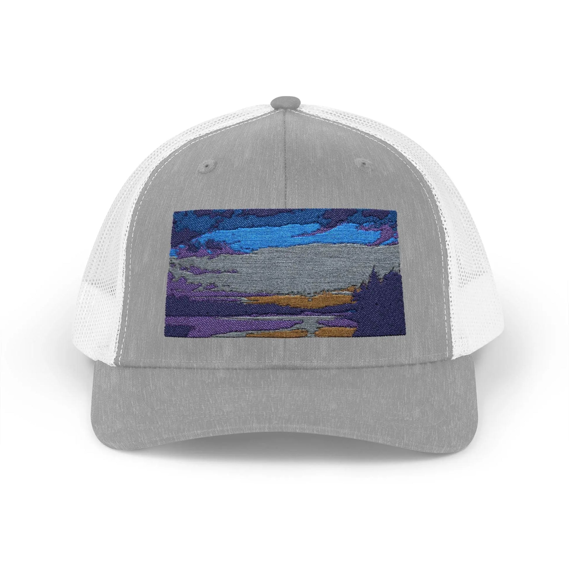 Lake Roosevelt Arizona Silhouette Snapback Trucker Cap - Outdoor Fishing Hat for Lake Lovers & Desert Dad Gift - Toddcraft