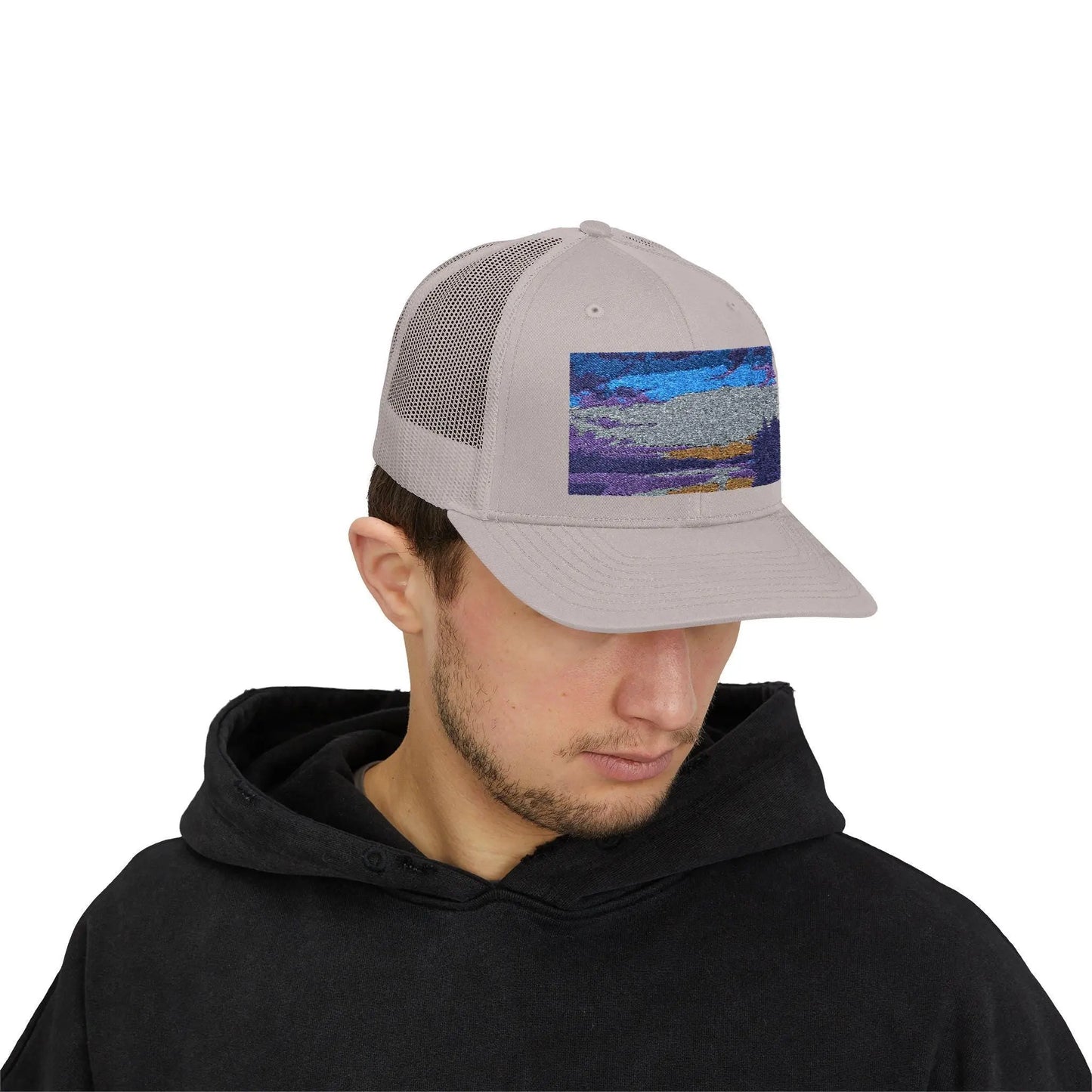 Lake Roosevelt Arizona Silhouette Snapback Trucker Cap - Outdoor Fishing Hat for Lake Lovers & Desert Dad Gift - Toddcraft