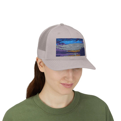 Lake Roosevelt Arizona Silhouette Snapback Trucker Cap - Outdoor Fishing Hat for Lake Lovers & Desert Dad Gift - Toddcraft