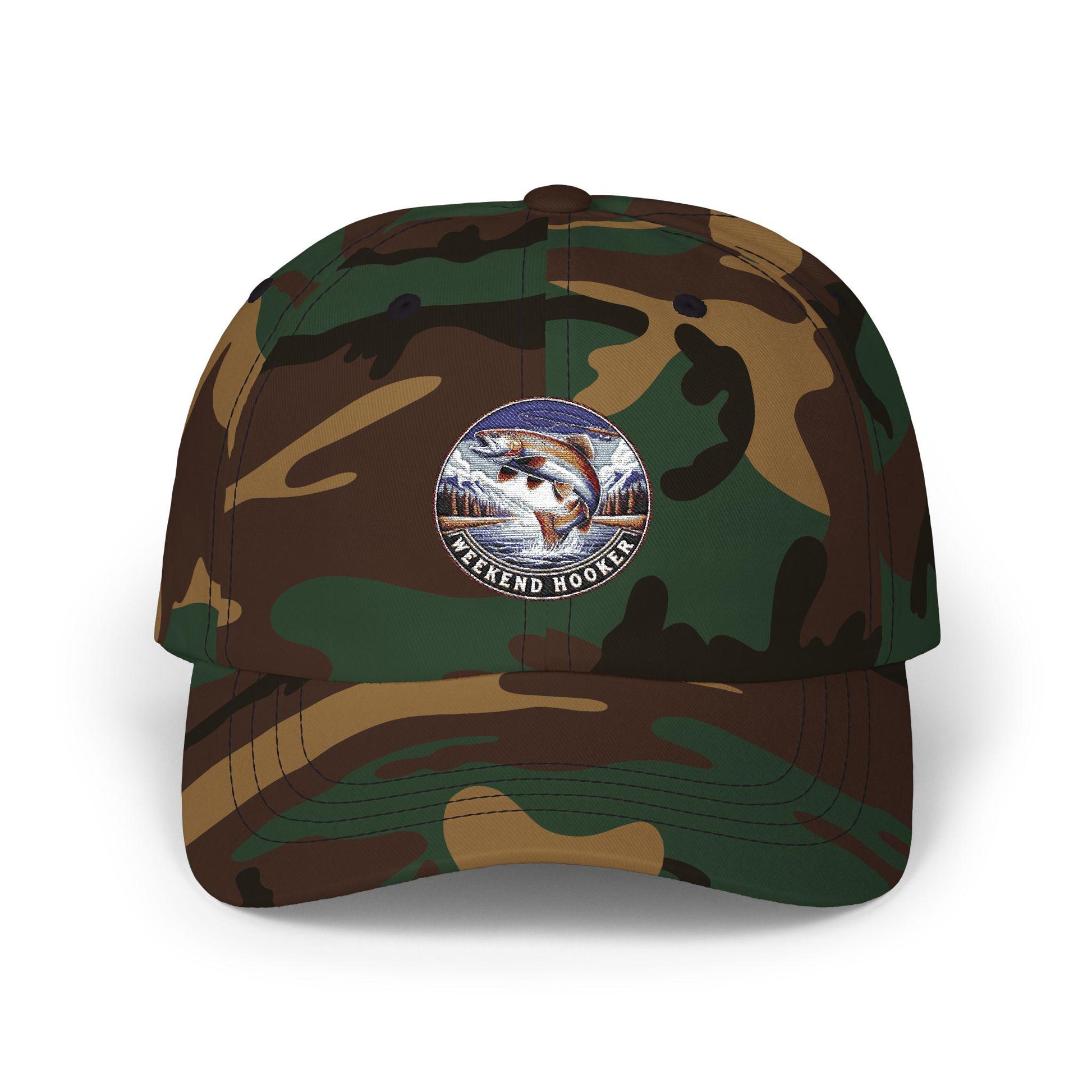 Classic Dad Cap with Fish Design - Perfect Gift for Fishing Enthusiasts, Outdoor Adventures, Father's Day, Birthday, Everyday Wear weekend - Toddcraft