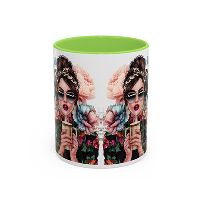 Colorful Coffee Mug for Women - "Good Things Are Coming" Inspirational Cup, 11oz & 15oz Ceramic Tea Cup, Perfect Gift for Coffee Lovers - Toddcraft