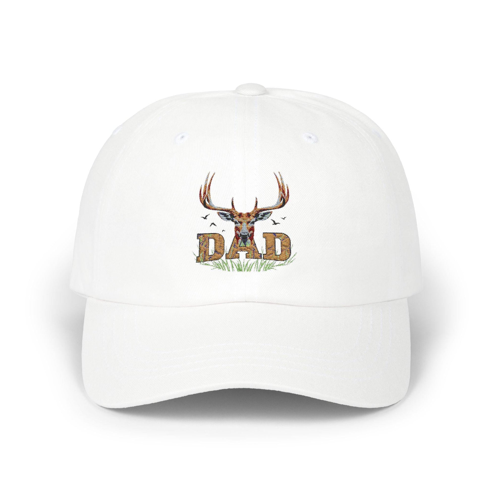 Dad Cap with Antler Embroidery - Classic Adjustable Hat for Outdoor, Hunting & Casual Wear, Perfect Gift for Men and Nature Lovers - Toddcraft