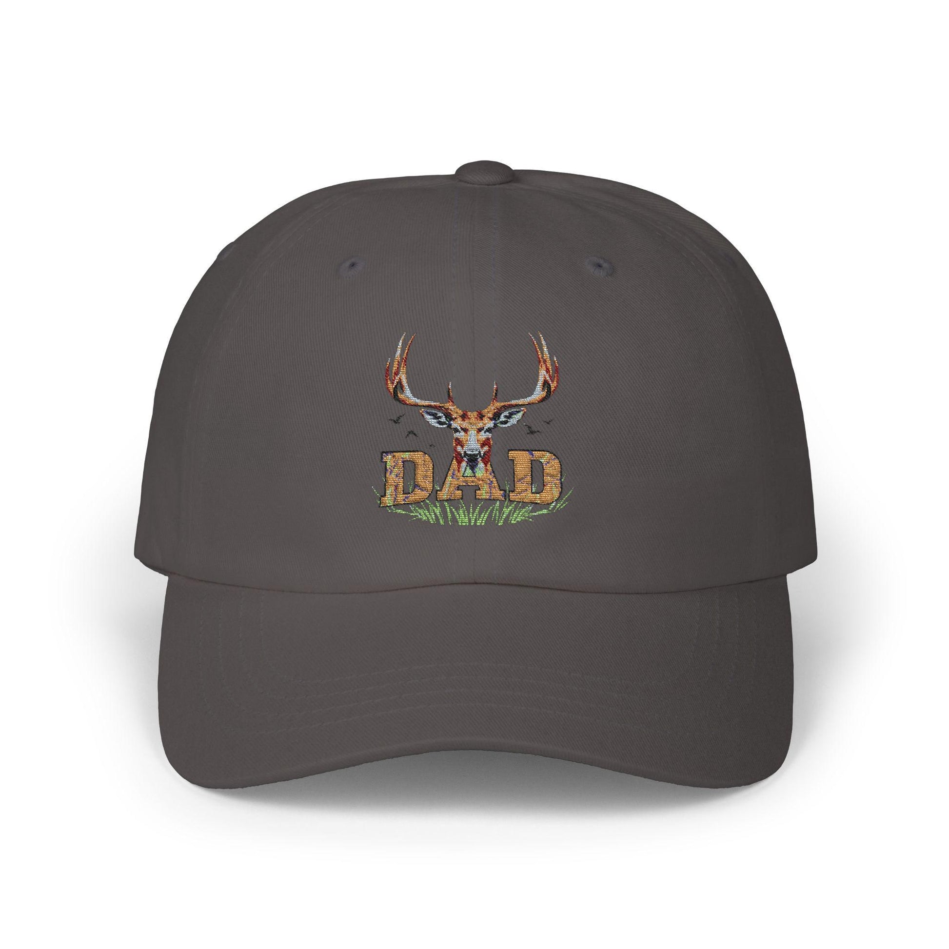 Dad Cap with Antler Embroidery - Classic Adjustable Hat for Outdoor, Hunting & Casual Wear, Perfect Gift for Men and Nature Lovers - Toddcraft