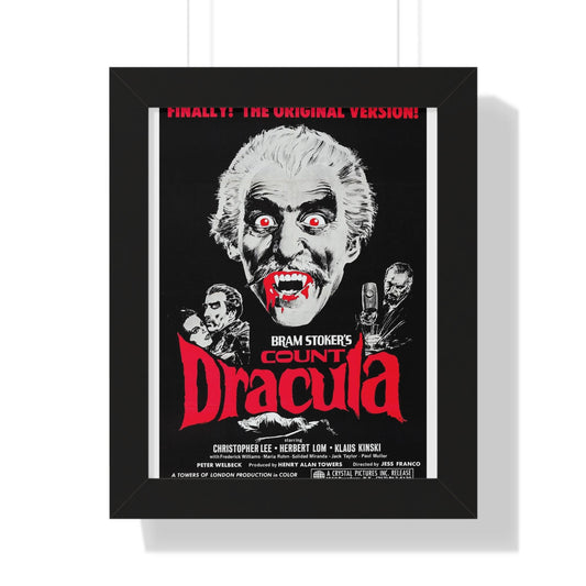 Dracula Movie Poster Vintage Horror Wall Art - Bram Stoker Classic Vampire Gift Decor - Toddcraft