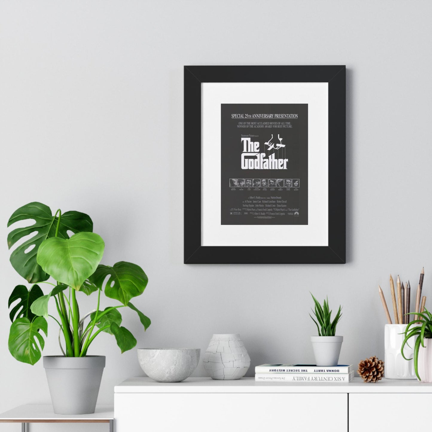 Elegant Framed Vertical Wall Art: Custom Sizes Available for Home Decor & Office Spaces - Toddcraft