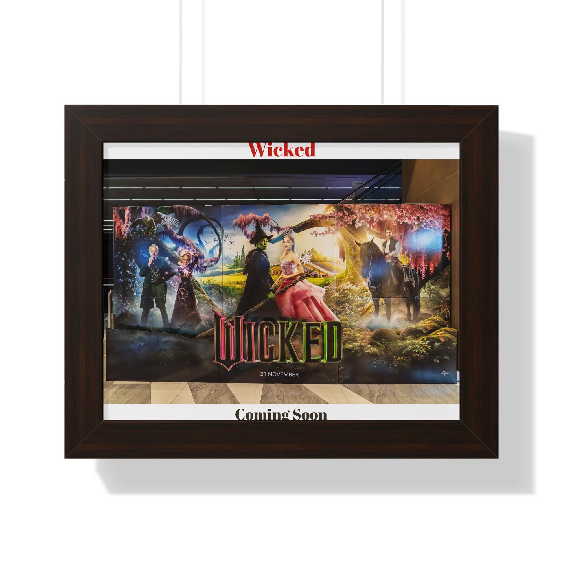 Elegant Horizontal Framed Poster: Stylish Wall Art for Home, Office, and Gallery Decor - Toddcraft