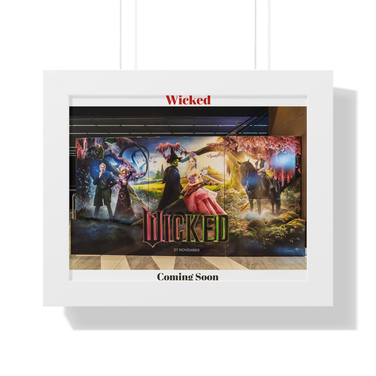 Elegant Horizontal Framed Poster: Stylish Wall Art for Home, Office, and Gallery Decor - Toddcraft