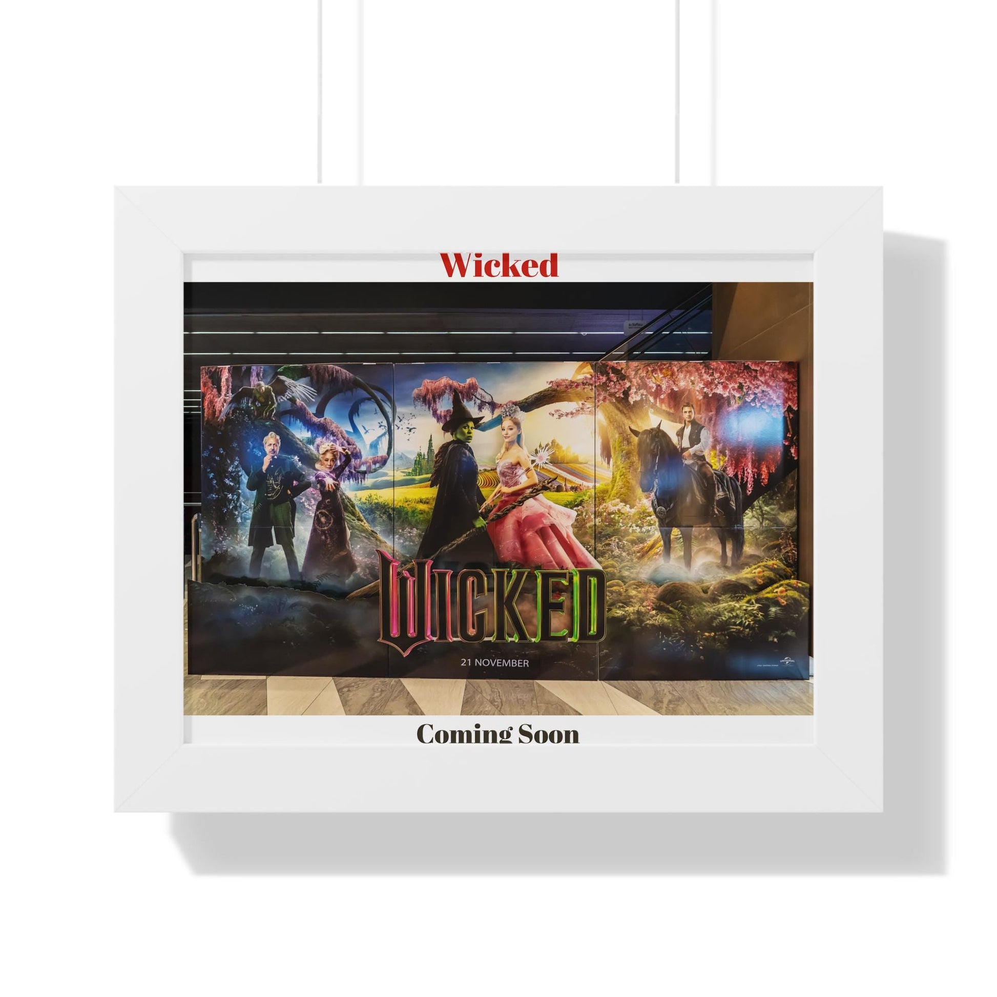 Elegant Horizontal Framed Poster: Stylish Wall Art for Home, Office, and Gallery Decor - Toddcraft