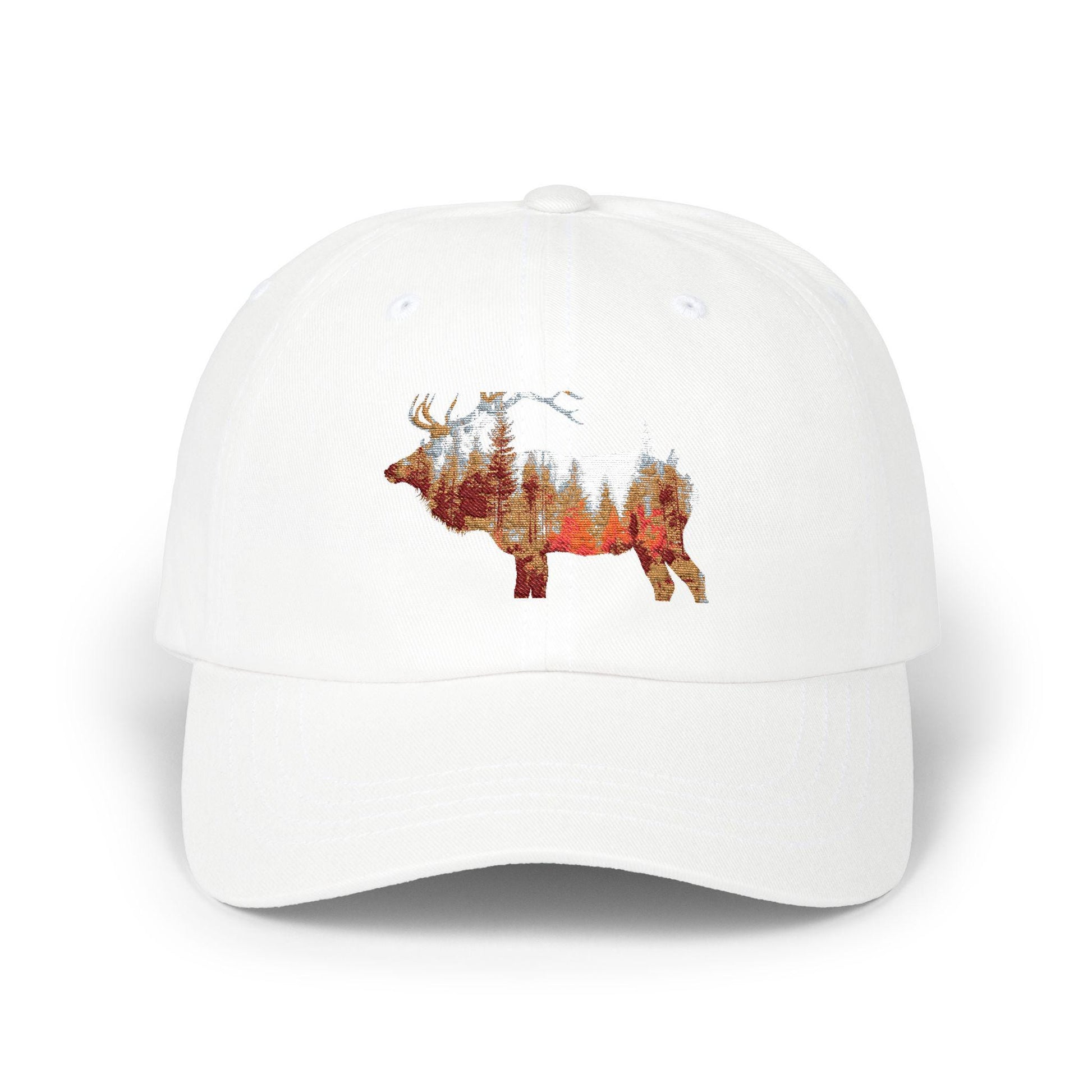 Elk Portrait Dad Cap - Classic Hunters Hat, Nature Lover Gift, Great Gift for All Elk Hunting Fans - Toddcraft