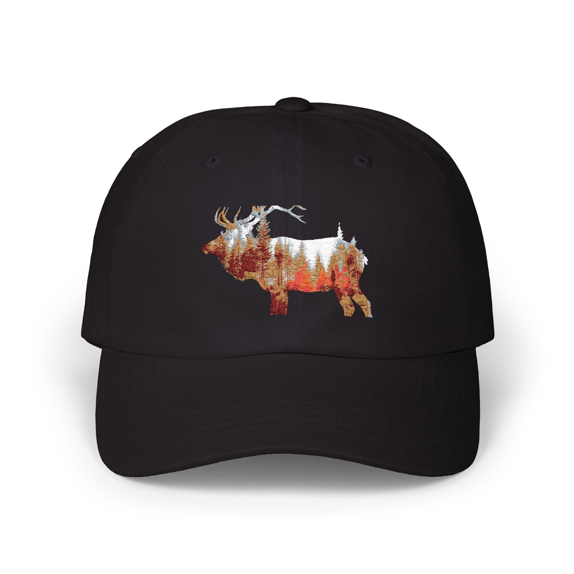 Elk Portrait Dad Cap - Classic Hunters Hat, Nature Lover Gift, Great Gift for All Elk Hunting Fans - Toddcraft
