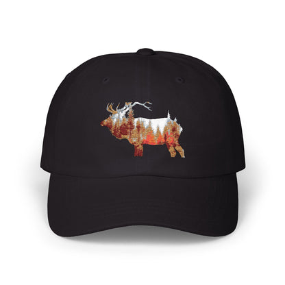 Elk Portrait Dad Cap - Classic Hunters Hat, Nature Lover Gift, Great Gift for All Elk Hunting Fans - Toddcraft