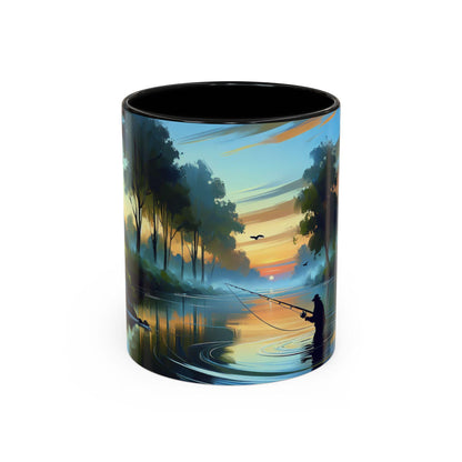 Fishing Sunrise Coffee Mug - Ceramic Fishing Cup with Scenic Lake  Sunrise Design, Perfect Gift for Fishermen & Outdoor Lovers - Toddcraft