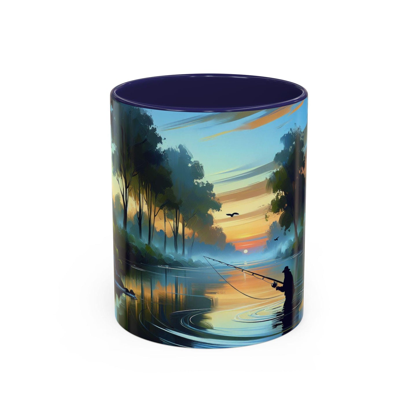 Fishing Sunrise Coffee Mug - Ceramic Fishing Cup with Scenic Lake  Sunrise Design, Perfect Gift for Fishermen & Outdoor Lovers - Toddcraft