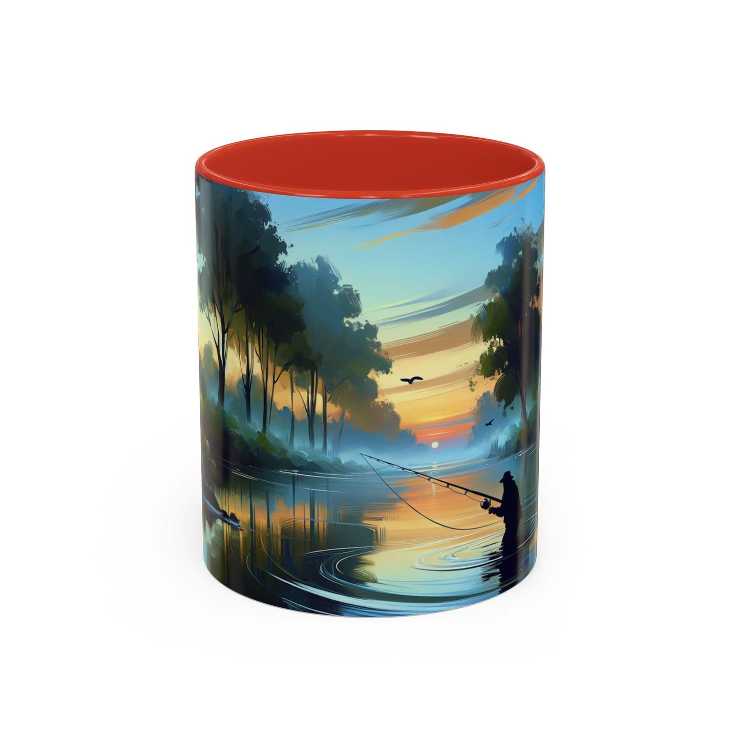 Fishing Sunrise Coffee Mug - Ceramic Fishing Cup with Scenic Lake  Sunrise Design, Perfect Gift for Fishermen & Outdoor Lovers - Toddcraft